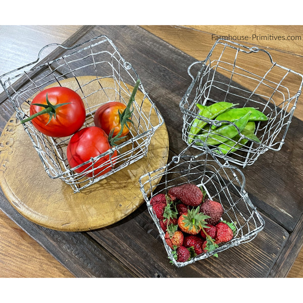 Fruit Baskets SET/3 - Farmhouse-Primitives