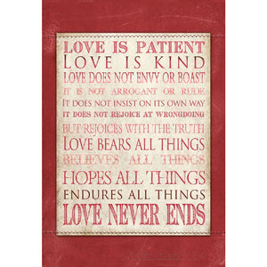 Love Is Patient Framed Wall Decor