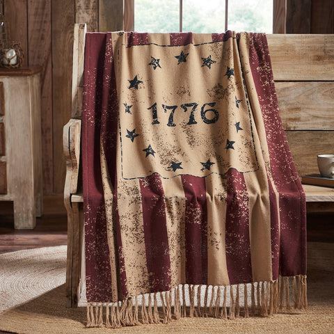 My Country 1776 Weave Throw