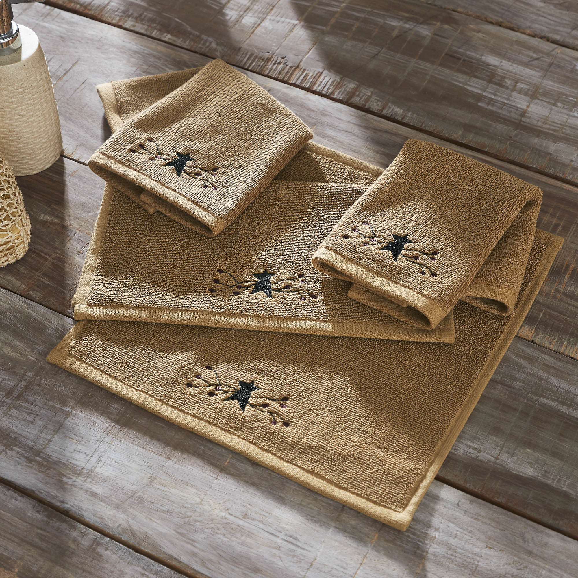 Pips and Vine Star Towels