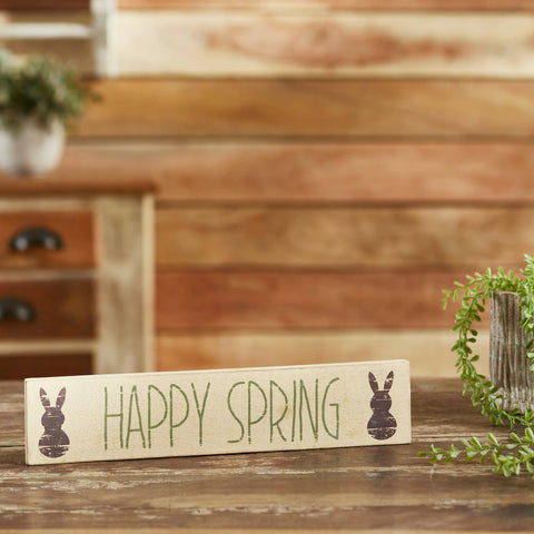 Happy Spring Bunny Sign