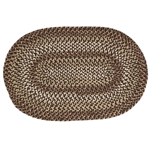 Braxton Braided Oval Mat COLOR/SIZE CHOICE