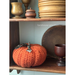 Handmade Fall Pumpkin SIZE CHOICE