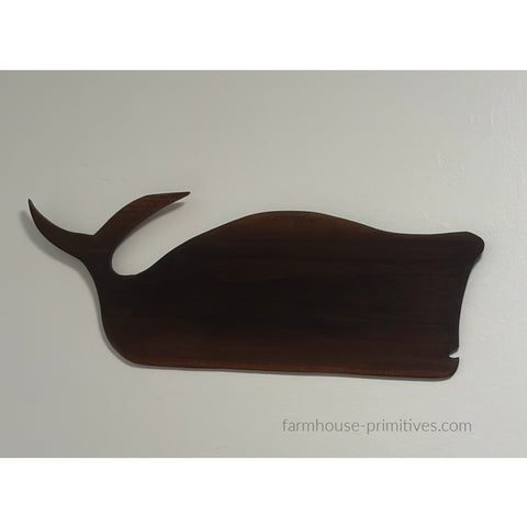 whale silhouette wall hanging
