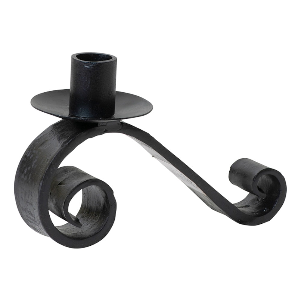 Curled Iron Candleholder