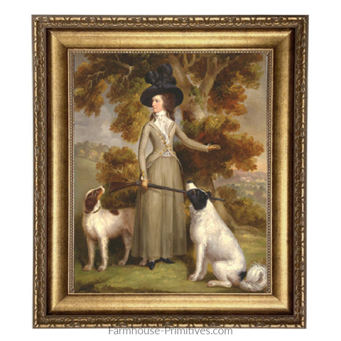 The Countess of Effingham Framed Canvas Print SPECIAL ORDER - Farmhouse-Primitives
