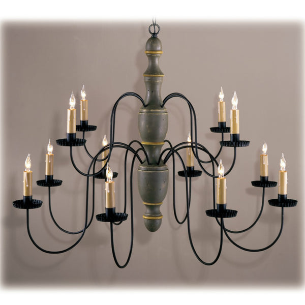 Williamstown Turned Wood Chandelier - Farmhouse-Primitives