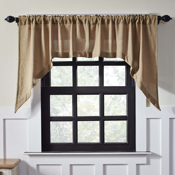 Burlap Curtains COLOR CHOICE - Farmhouse-Primitives