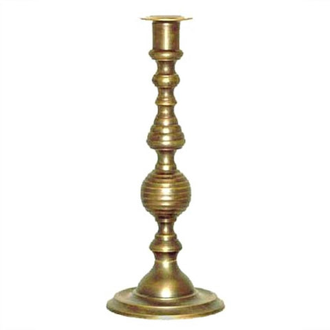 Brass 9.5 inch Candlestick - Farmhouse-Primitives