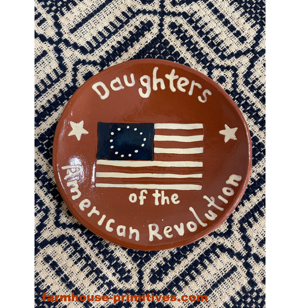 Daughters of the American Revolution Plate - Farmhouse-Primitives