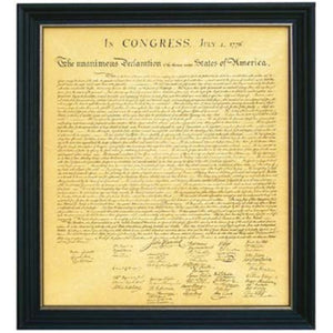 Declaration of Independence Framed - Farmhouse-Primitives