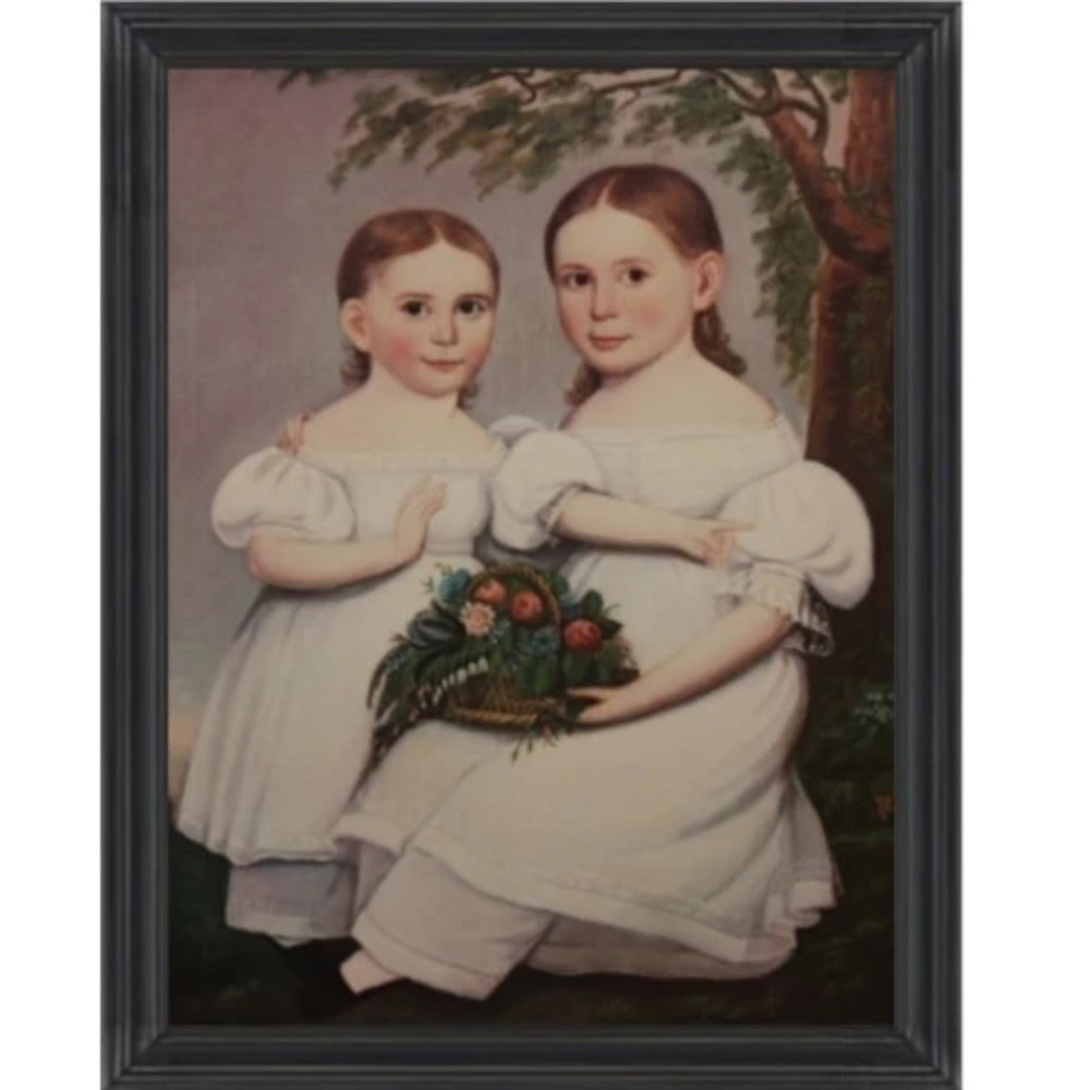 Ellen and Lucy Tracey Framed - Farmhouse-Primitives
