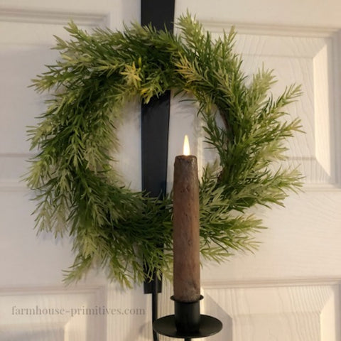Over the Door Hanger for Wreath and Candle - Farmhouse-Primitives