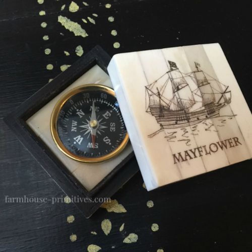 Mayflower Compass - Farmhouse-Primitives