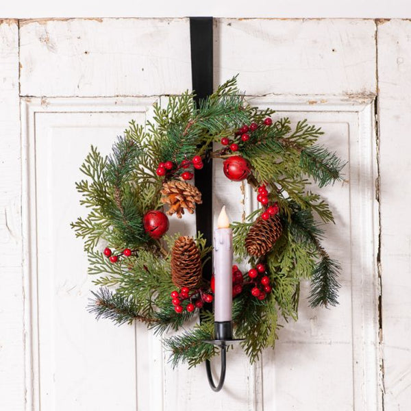 Over the Door Hanger for Wreath and Candle - Farmhouse-Primitives