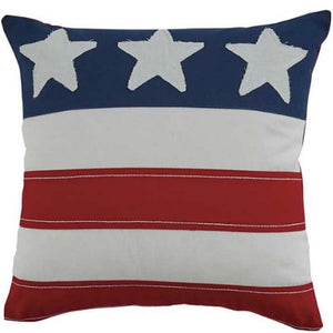 Three Star Americana Accent Pillow - Farmhouse-Primitives