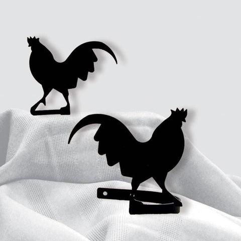 Rooster Curtain Tie Backs - Farmhouse-Primitives