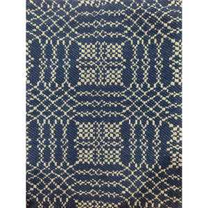 Nantucket Weave Navy/Tan Table Textiles