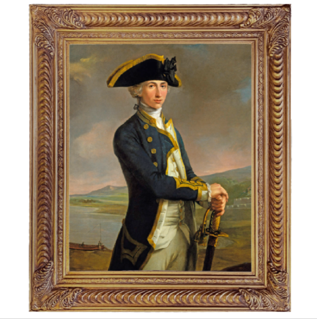Captain Horatio Nelson Framed Canvas Print