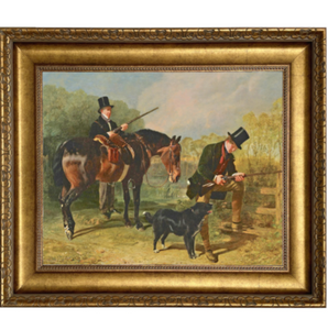 October by Alfred Corbould Framed Canvas Print