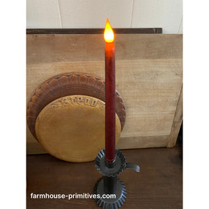 Tobacco Battery Timer Taper Candle