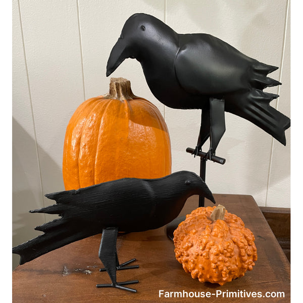iron crows fall decor autumn decor