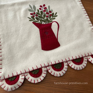 Holiday Pitcher Table Runner