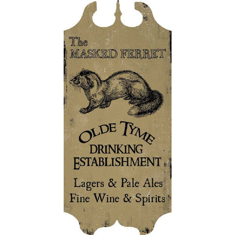 Masked Ferret Tavern Sign