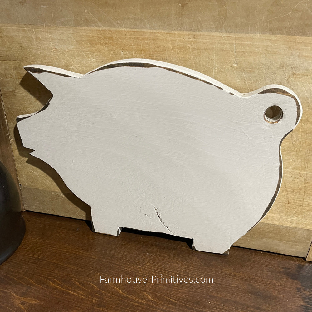 Painted Pig Board COLOR CHOICE - Farmhouse-Primitives