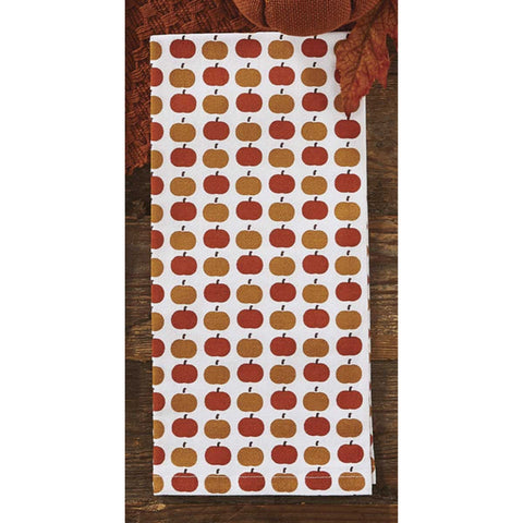 Pumpkin Print Dish Towel - Farmhouse-Primitives