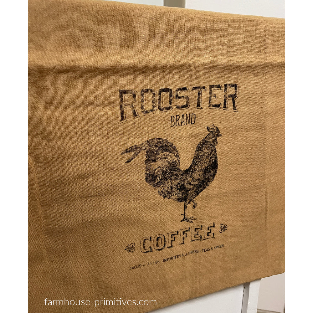 Rooster Runner and Dish Towel - Farmhouse-Primitives